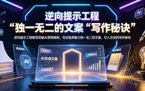 2026 逆向提示工程突破AI限制，写出吸睛文案的写作秘诀
