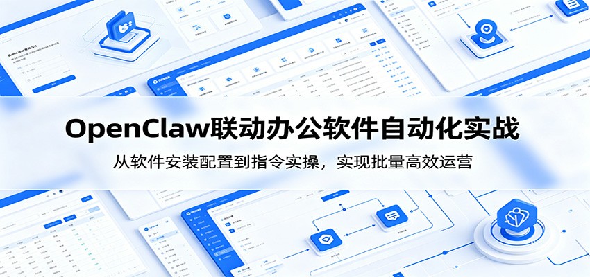 OpenClaw自动化实操课：从安装配置到批量发帖，高效运营多平台