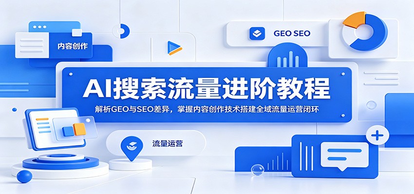 AI搜索流量进阶:GEO与SEO差异及内容创作技巧 AI搜索流量进阶:GEO与SEO差异及内容创作技巧