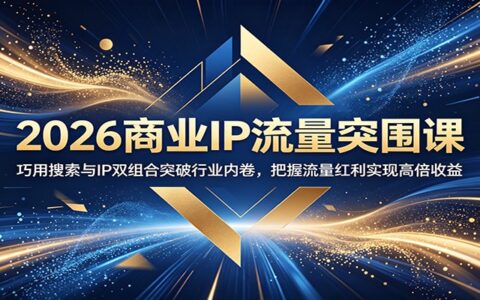 2026商业IP流量突围：DSO+GEOAI搜索双组合，低成本撬动高倍收益
