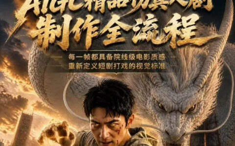AIGC仿真人剧豢龙人全流程制作，国风打斗剧情+人设编排AI短剧入门
