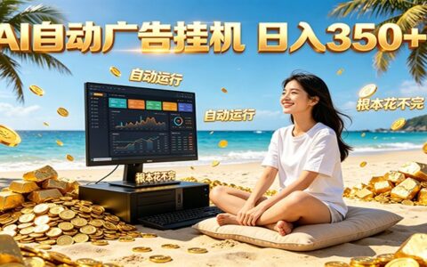 AI自动广告G机变现350+ 被动收入变现防封号自动化教程