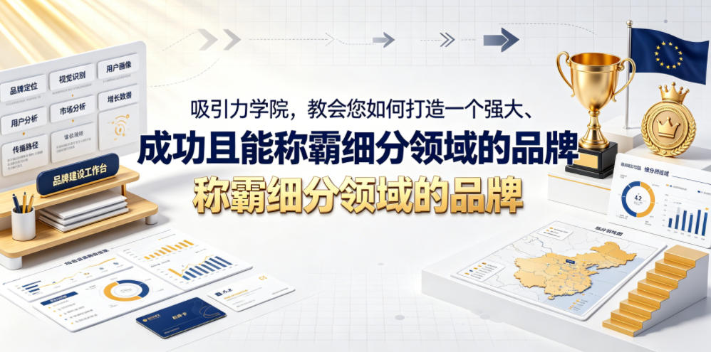 吸引力学院：打造细分领域霸主品牌的实战系统课【双语字幕】