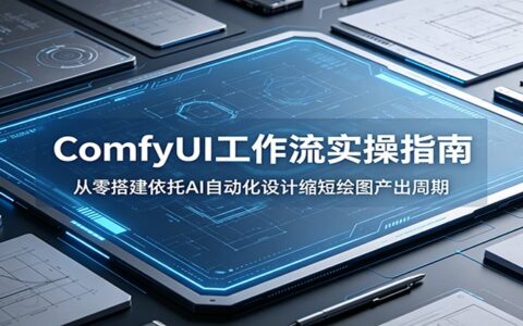 ComfyUI零基础入门：搭建自动化AI工作流，提升设计出图效率