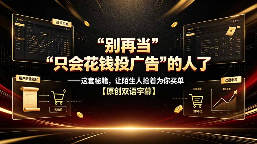 别再只会投广告！这套信息产品广告秘籍，让陌生人抢着为你买单