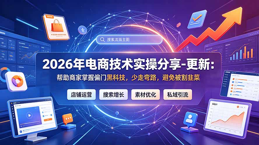2026电商偏门黑科技实操:淘宝SKU白图、双图、隐藏标题防排查技巧 2026电商偏门黑科技实操:淘宝SKU白图、双图、隐藏标题防排查技巧