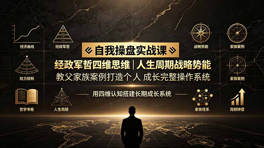 自我操盘实战课：经政军哲四维思维打造个人成长操作系统