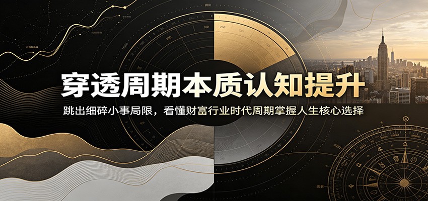 穿透周期本质：看懂时代行业财富三大周期，摆脱琐事困局