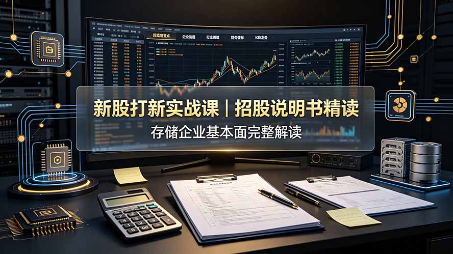 付费文章：新股打新实战｜招股说明书精读与存储企业基本面解析