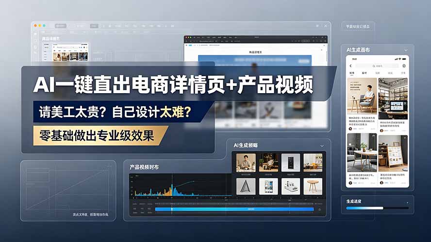 2026 AI电商详情页实战：豆包即梦直出高转化素材