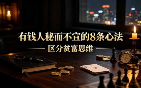 付费文章：有钱人秘而不宣的8条守财心法｜贫富思维与财富格局