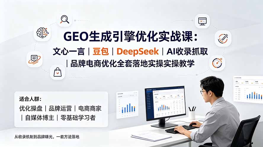 GEO生成引擎优化实战:文心一言豆包DeepSeek收录与品牌电商落地 GEO生成引擎优化实战:文心一言豆包DeepSeek收录与品牌电商落地