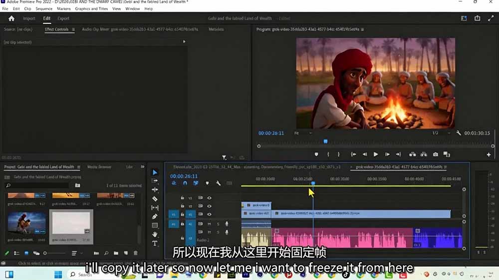 Grok Imagine实战:AI动画短片制作全流程,角色一致+电影级提示词+剪辑技巧 Grok Imagine实战:AI动画短片制作全流程,角色一致+电影级提示词+剪辑技巧