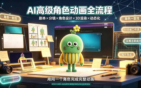 AI角色动画全流程：剧本×分镜×3D渲染×动态化，从概念到成片