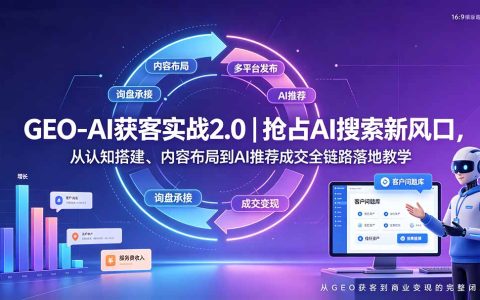 GEO-AI获客实战：豆包DeepSeek布局，抢占AI搜索新风口