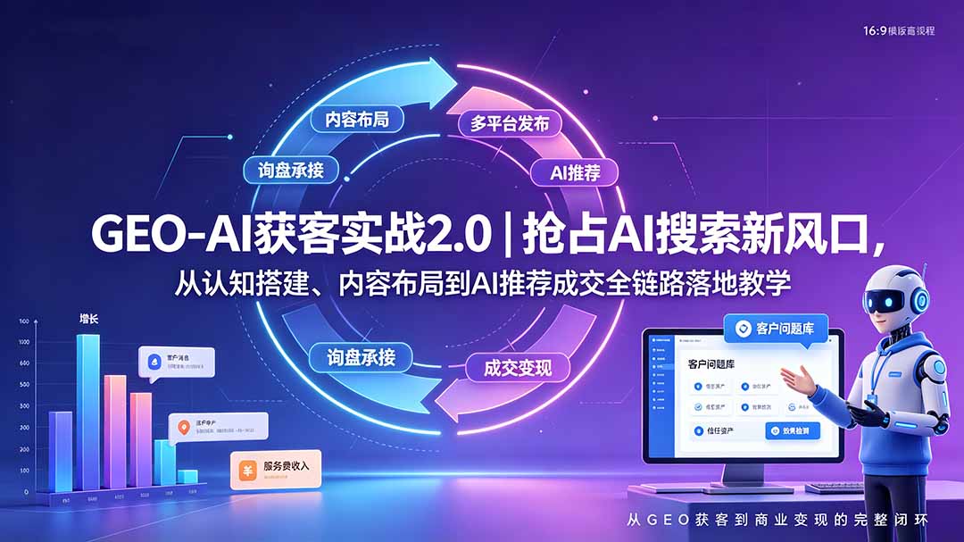 GEO-AI获客实战：豆包DeepSeek布局，抢占AI搜索新风口