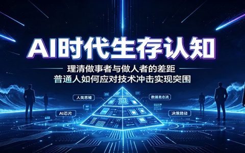 AI时代生存认知：普通人如何应对技术冲击，从做事者转型做人者