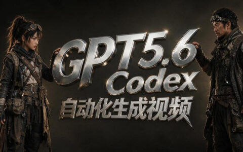 GPT5.6+Codex自动化视频制作全流程：提示词设计、角色设定与AI工作流