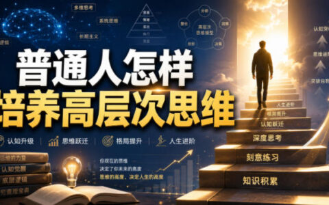 普通人怎样培养高层次思维：看清问题本质，少犯低级错误