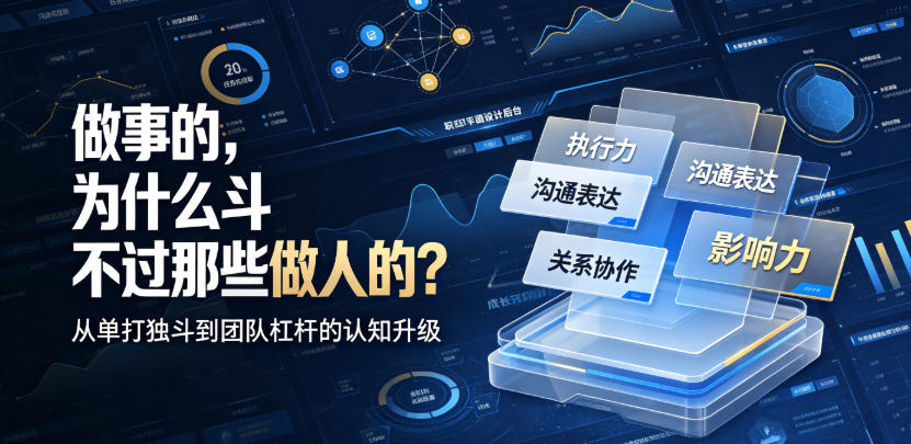 AI时代做事的斗不过做人的?职场生存与工具应用破局指南 AI时代做事的斗不过做人的?职场生存与工具应用破局指南