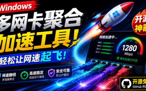 Github开源网速聚合工具HypoMux实测，多网卡加速Steam下载翻倍