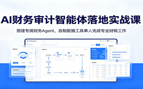 AI财务审计智能体实战课：搭建专属Agent，自制工具完成财税工作