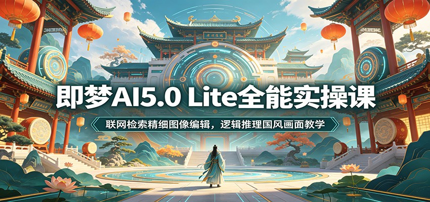 即梦AI5.0 Lite实操课：联网检索与精细图像编辑教学