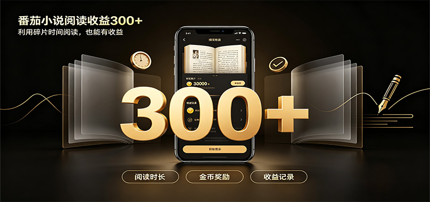 番茄达人自动化阅读变现，后台G机赚时长收益变现300方法