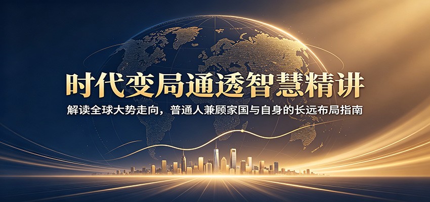 时代变局通透智慧精讲：普通人兼顾家国与自身的长远布局指南