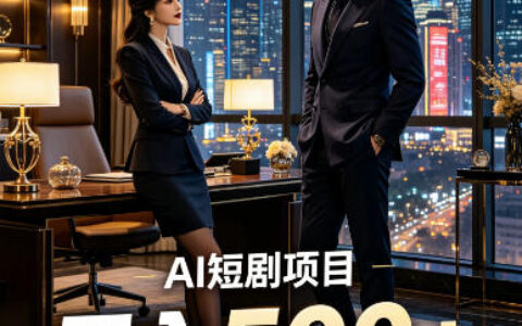 快手AI短剧矩阵自动发布，轻资产副业变现500方法实操