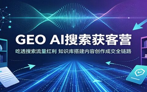 GEO AI搜索获客营：零基础搭建知识库，自然搜索精准引流成交