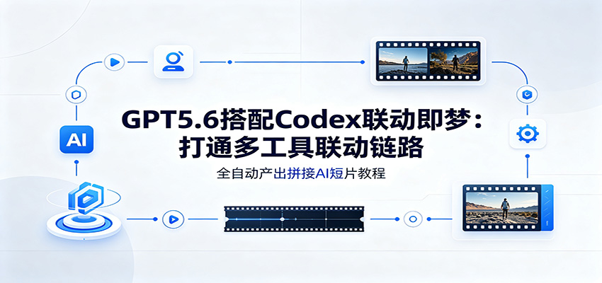 GPT5.6+Codex联动即梦:自动化AI短片批量生成教程 GPT5.6+Codex联动即梦:自动化AI短片批量生成教程