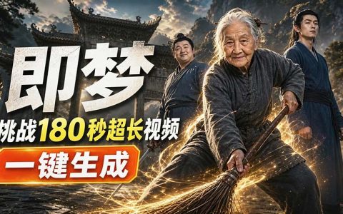 即梦180秒超长视频教程，一键生成3分钟仙侠电影完整流程