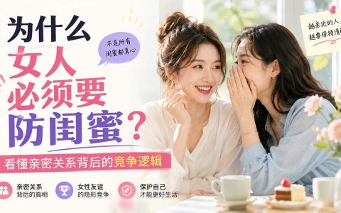 女人防闺蜜防什么？亲密关系竞争逻辑与3个核心知识点