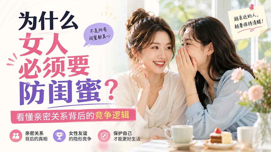 女人防闺蜜防什么？亲密关系竞争逻辑与3个核心知识点