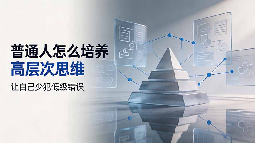 普通人怎么培养高层次思维?5个方法帮你少犯低级错误 普通人怎么培养高层次思维?5个方法帮你少犯低级错误