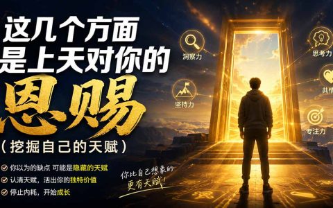 付费文章：这几个方面是上天对你的恩赐（挖掘自己的天赋）