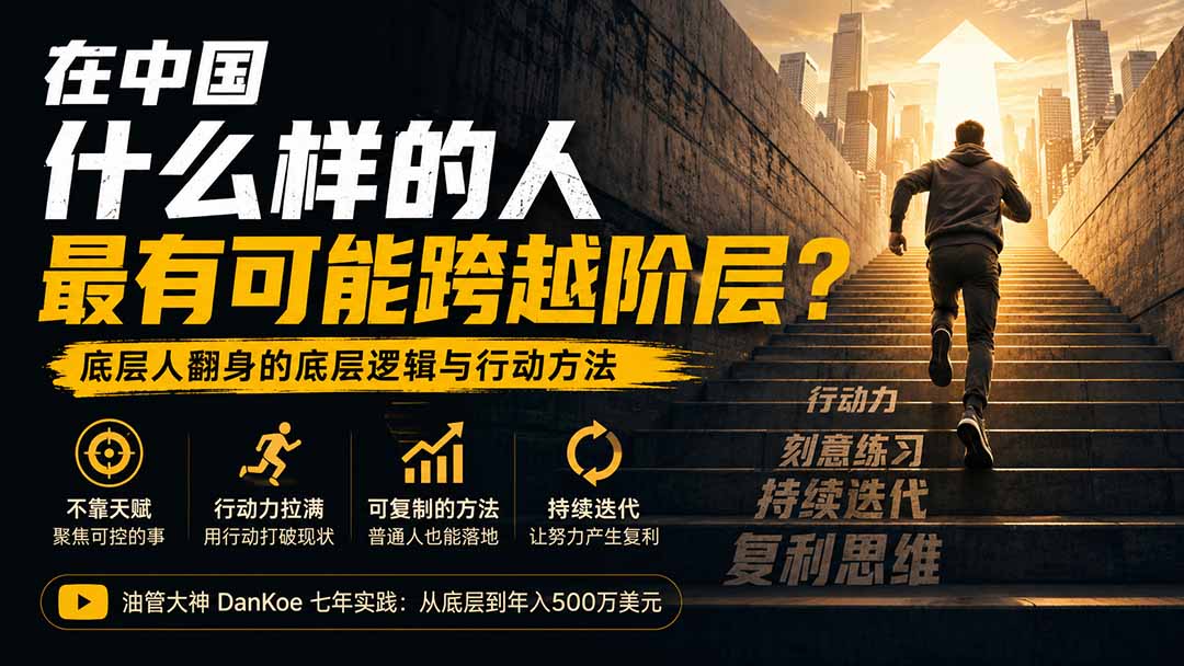 跨越阶层必看：普通人翻身实操指南，两周学会任何技能的方法