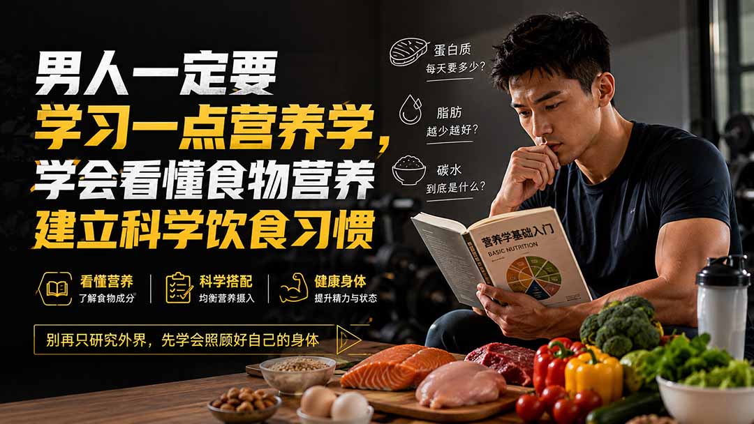 2026 男人必学营养学：看懂食物营养，建立科学饮食习惯