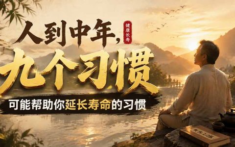 人到中年必看！9个延长寿命的习惯，防心血管疾病与失智症