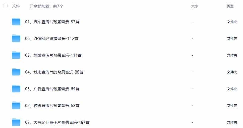 970首宣传片BGM商用无版权，6G音效素材多场景适用
