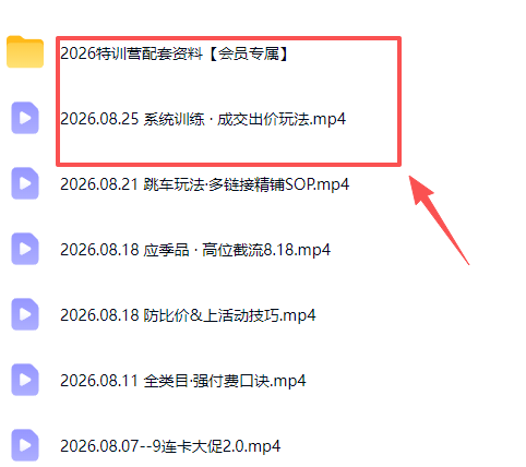 拼多多实战特训营26年更新：强付费起量/微付费高投产/无限秒杀，新手老商家适用