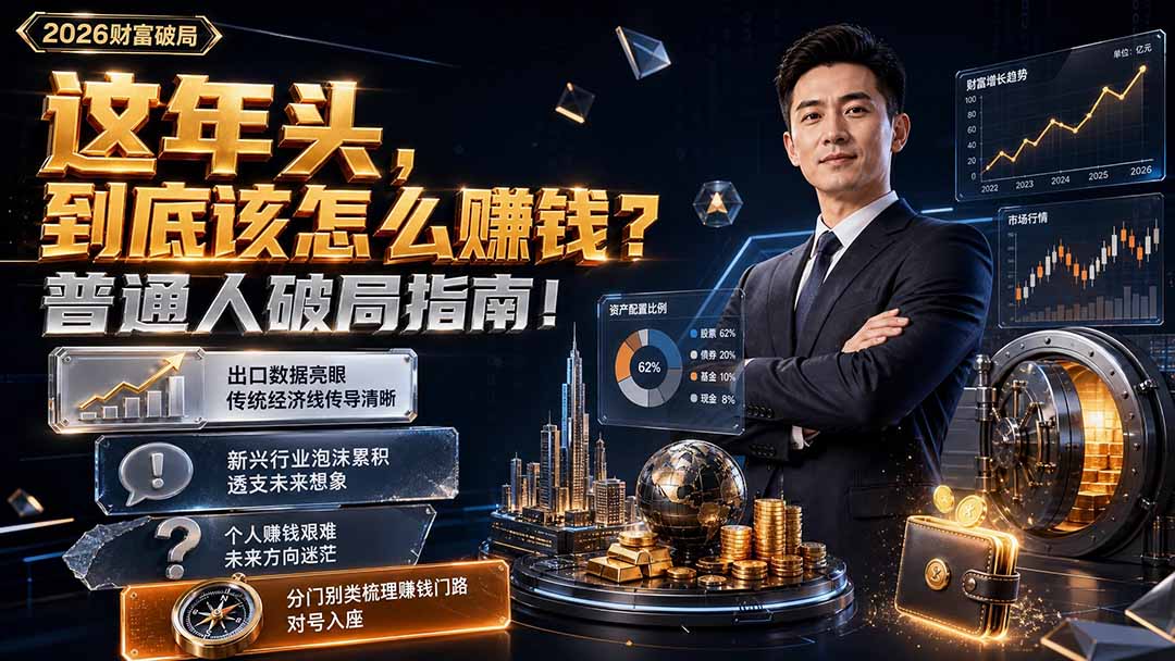 2026 这年头普通人怎么赚钱?2026赚钱门路与破局指南 2026 这年头普通人怎么赚钱?2026赚钱门路与破局指南