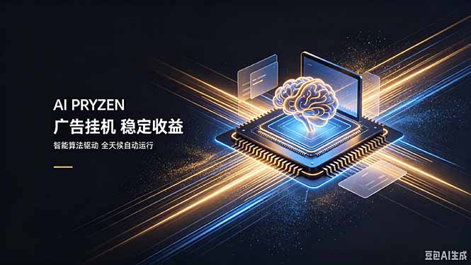 AI Pryzen广告G机副业，24小时自动跑变现300步骤-500步骤，新手零门槛多设备矩阵
