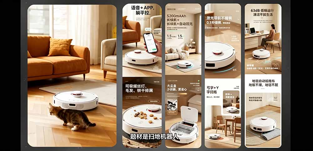 AI一键生成电商详情页+产品视频，豆包即梦SD等AI工具实战教程