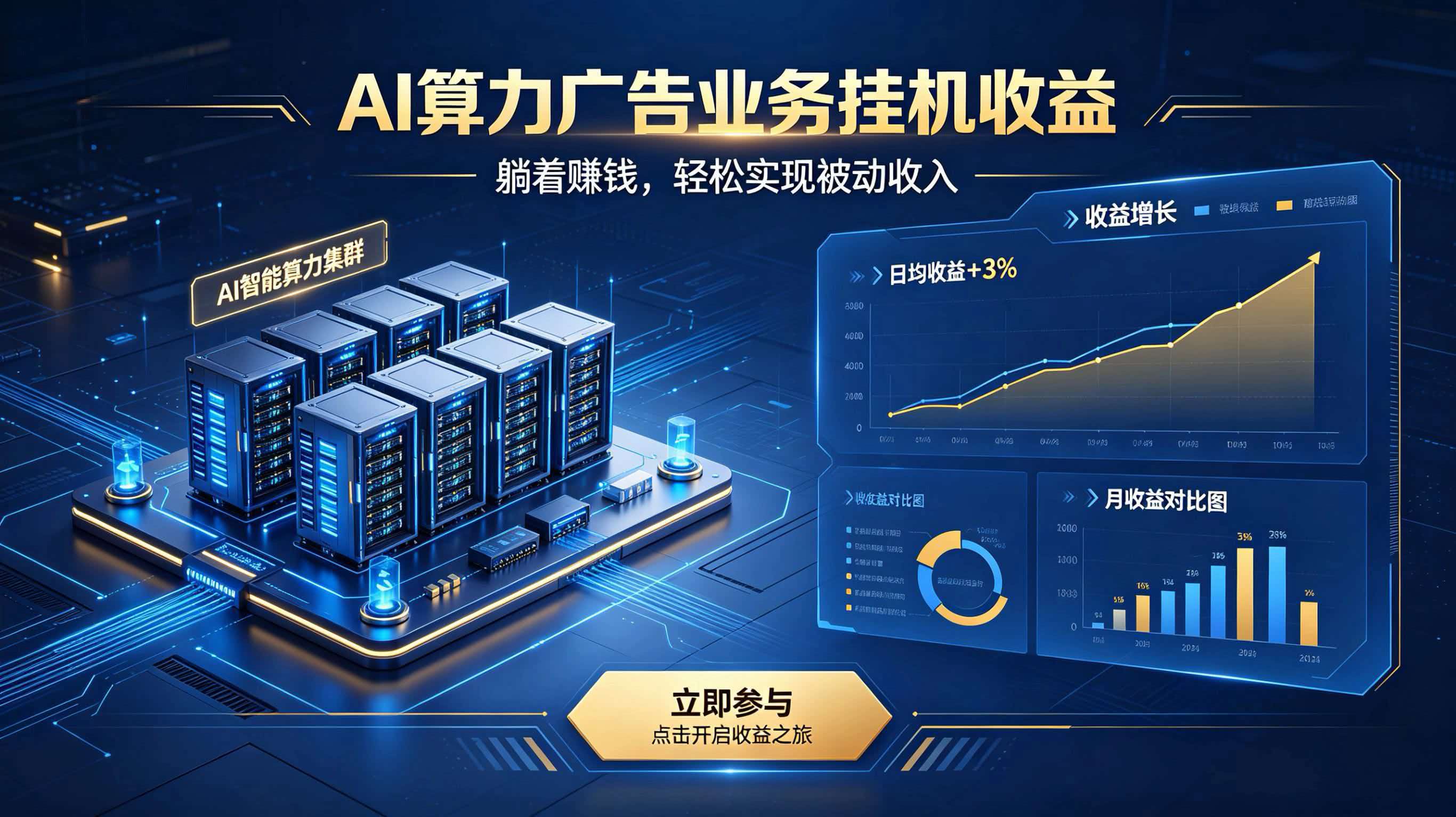 AI算力广告业务新赛道｜上班族宝妈副业被动收入神器