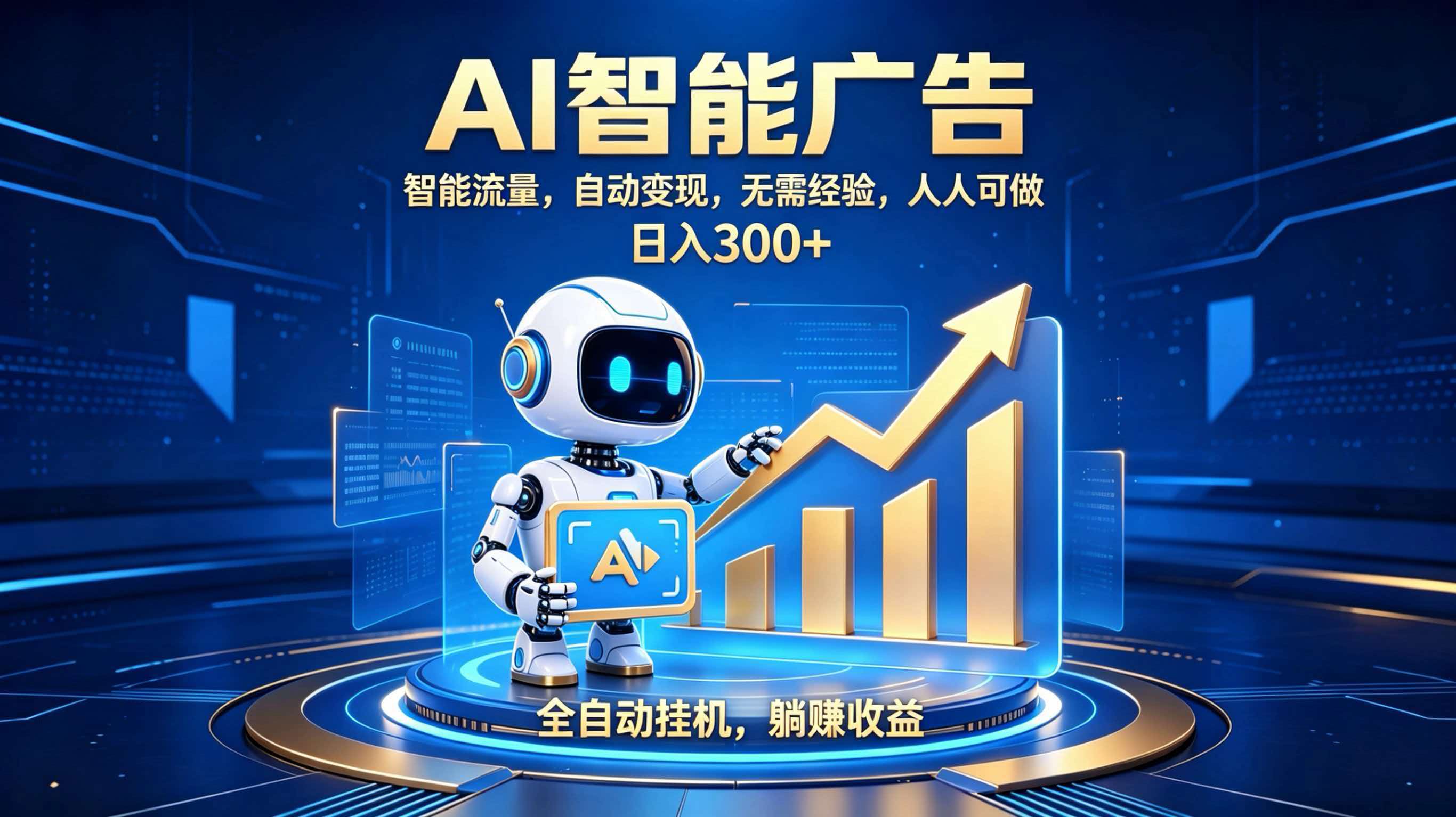 2026 AI广告自动化副业新赛道，轻资产打造持续收益