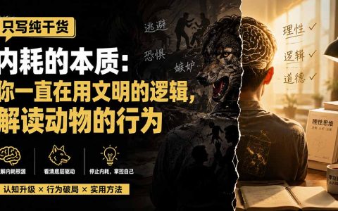 内耗的本质：用文明逻辑解读动物行为，人性真相与生存本能