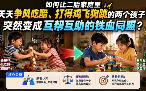 2026 二胎争宠内耗？用正和博弈把鸡飞狗跳变铁血同盟