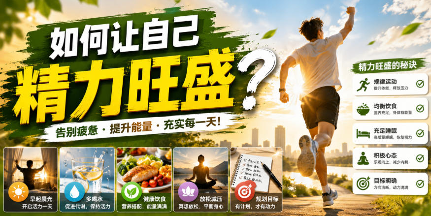 如何让自己精力旺盛？警惕精力管理误区，提升脑力工作效率